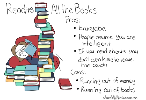 reading all the books